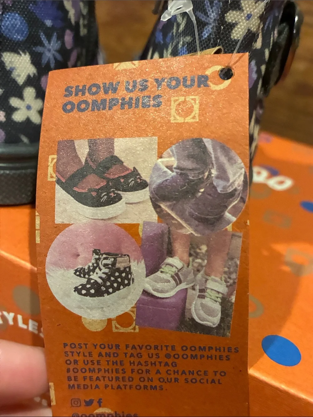 Oomphies Kids Floral Zip-Ankle Boots - New In Box. I have a size 5 and a 7